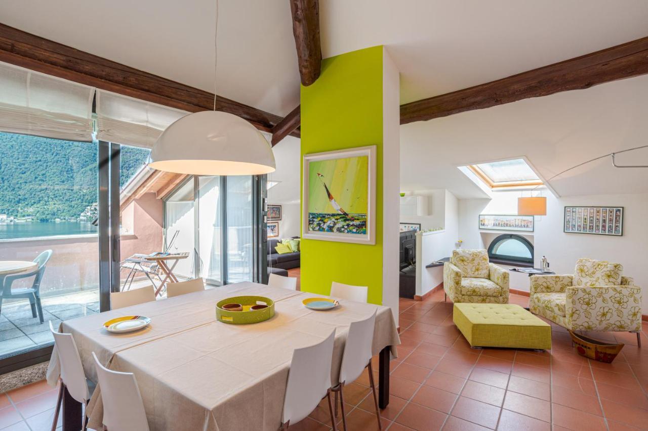 Apt With Terrace And Shared Pool! Lake View! Nesso Exterior foto